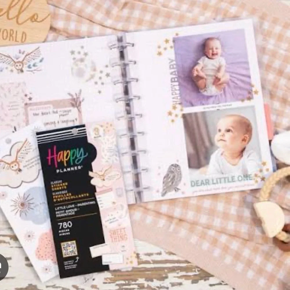 NWT-Happy Planner - Little Love Baby VALUE PACK STICKERS